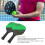 Set di paddle da pickleball verdi con 4 palle e una borsa 3