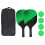 Set di paddle da pickleball verdi con 4 palle e una borsa 2