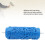 Dekorative Texturrolle Gummimuster 099Y Blau 4
