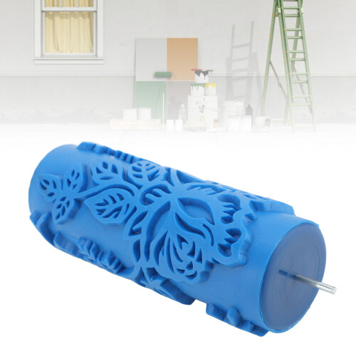 Dekorative Texturrolle Gummimuster 099Y Blau