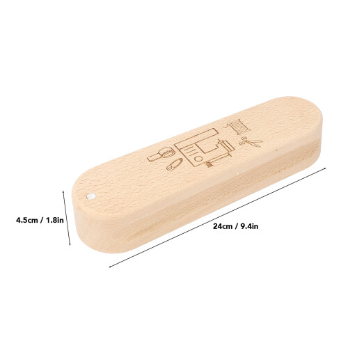 Holz-Schneiderklopfer mit Skala 24  4,5 cm 1