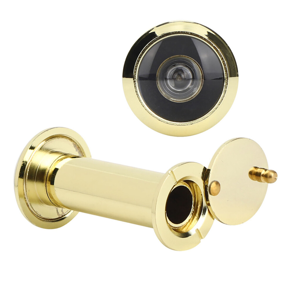 Anti Theft 220 Viewing Angle Safety Door Viewer With Back Cover For Home Gold 8461333897224