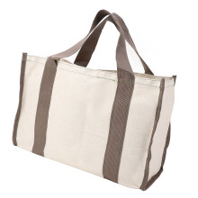 Sac à outils en toile naturelle de 20 pouces, grande capacité