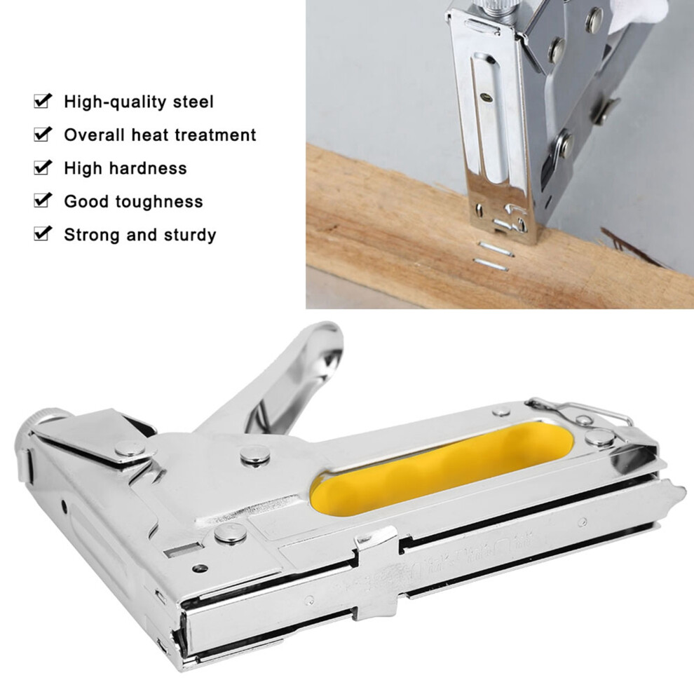 Heavy-Duty Steel Framing Stapler Manual Nailer Silver Hand Operated 5021333897216