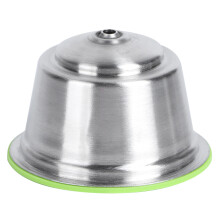 Stainless Steel Reusable Refillable Coffee Capsule Cup Fit for Dolce Gusto Coffee MakerGreen