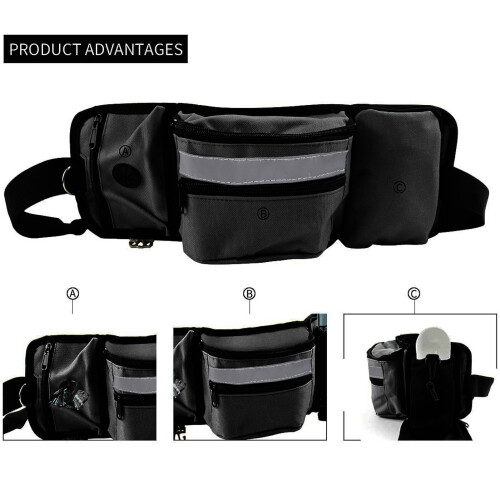 Gürteltasche für Tiertraining 40x14 cm, wasserabweisend 2