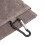 Grey Canvas Pet Snack Bag - Secure Closure & Easy Access for Travel 11