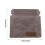Grey Canvas Pet Snack Bag - Secure Closure & Easy Access for Travel 2