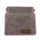 Grey Canvas Pet Snack Bag - Secure Closure & Easy Access for Travel 3