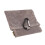 Grey Canvas Pet Snack Bag - Secure Closure & Easy Access for Travel 12