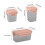 Set da 3 vasetti per alimenti per bambini Roseate da 500 ml/300 ml/200 ml 2