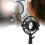 ABS Microphone Shock Mount 45-50mm Anti-Vibration Holder Black 1
