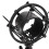 ABS Microphone Shock Mount 45-50mm Anti-Vibration Holder Black 8