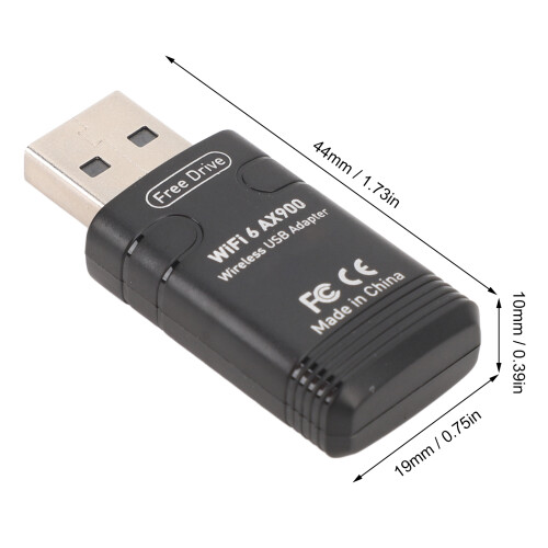 Adaptador USB WiFi AX900Mbps 2.4G/5.8G BT5.3 1