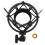 ABS Microphone Shock Mount 45-50mm Anti-Vibration Holder Black 2