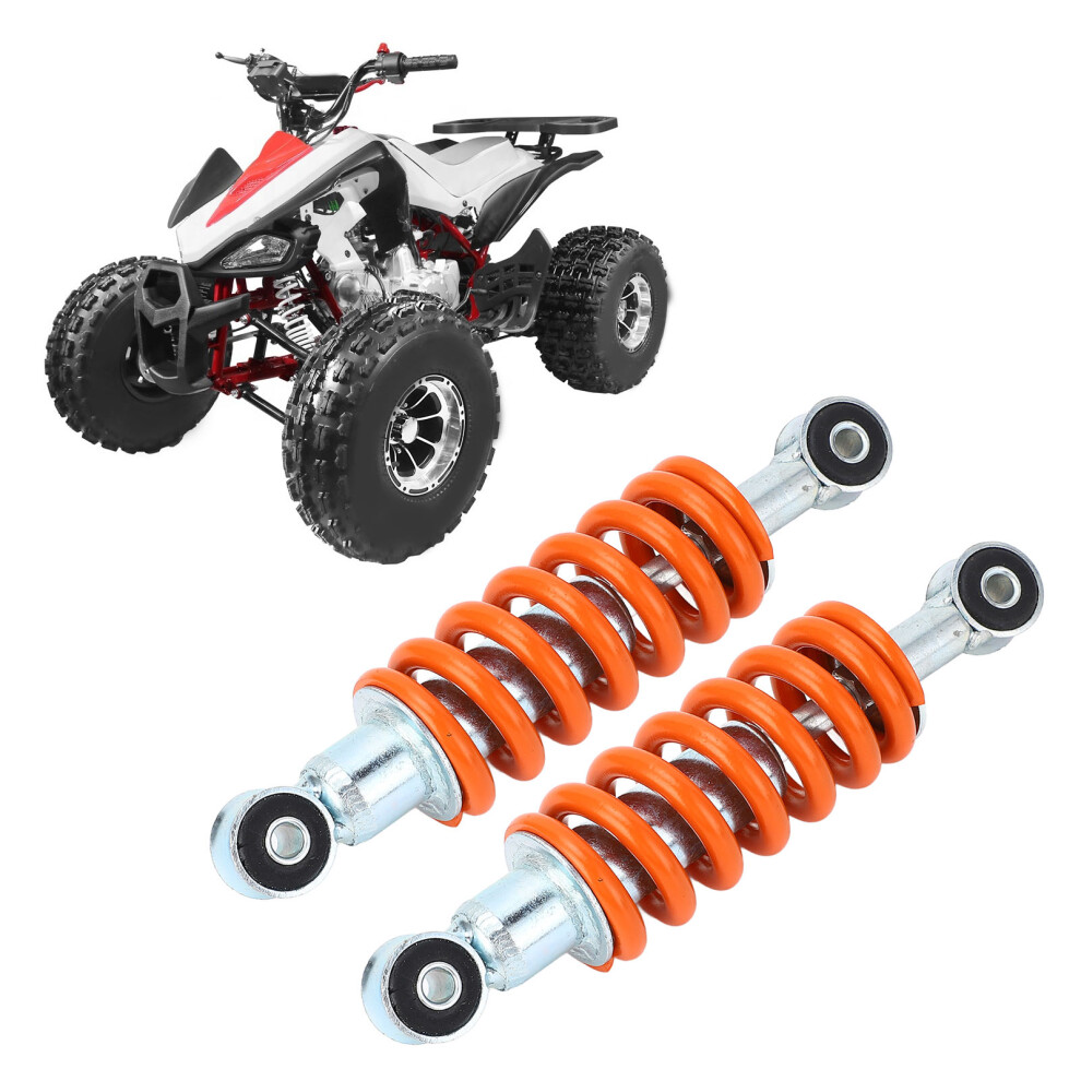 2Pcs Motorcycle Shock Absorber 195Mm 8Mm Spring Universal Suspension Damper 8081333900016