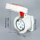Conector industrial 3P4Pin 32A IP67 Latón PP 2