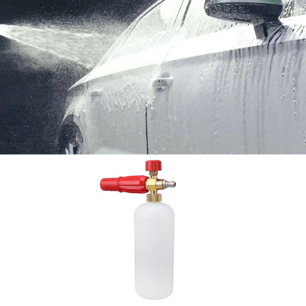 1000Ml Foam Cannon With 1/4In Quick Connector For Cars, Bicycles & More 4951333899754