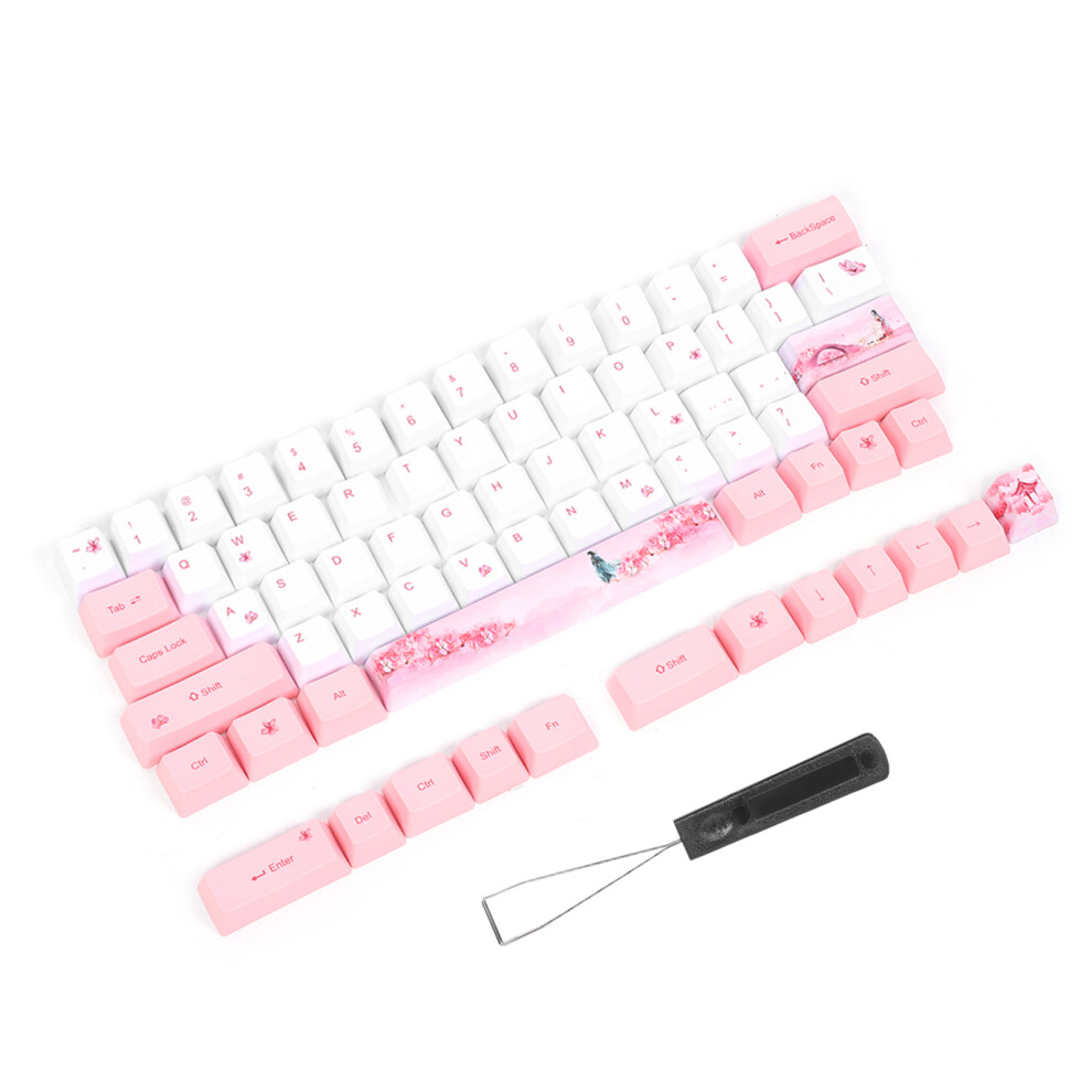73Pcs Pbt Sublimation Keycaps Set For Mechanical Keyboard, Cute Patterns 7901333901527