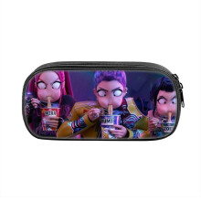(Style 12) Kpop Hunters Demon Teens Pencil Pouch Lightweight Nylon Bag Small Storage