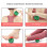 4 pièces boule de massage à picots en caoutchouc TPR de 7,2 cm 7