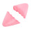 4 paires d'inserts pour orteils roses 5,4x4,4x2,6 cm mousse PU 5