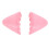 4 paires d'inserts pour orteils roses 5,4x4,4x2,6 cm mousse PU 2