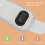 Cuscinetto riscaldante per polso 3000mAh 44x10cm 3 livelli timer 5