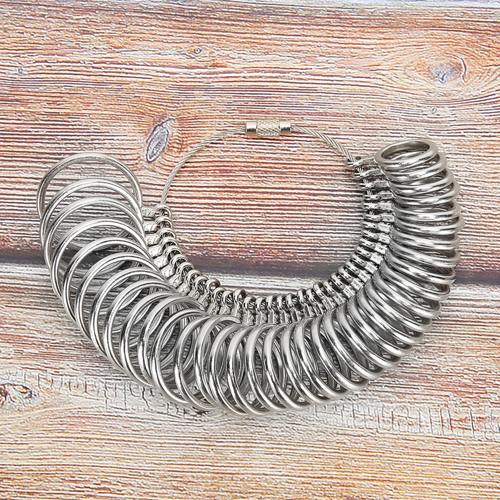 Metal Ring Sizer Gauge Finger Size Measuring Tool, US/EU Sizes-image-OPC-PJCMJT6-NEW