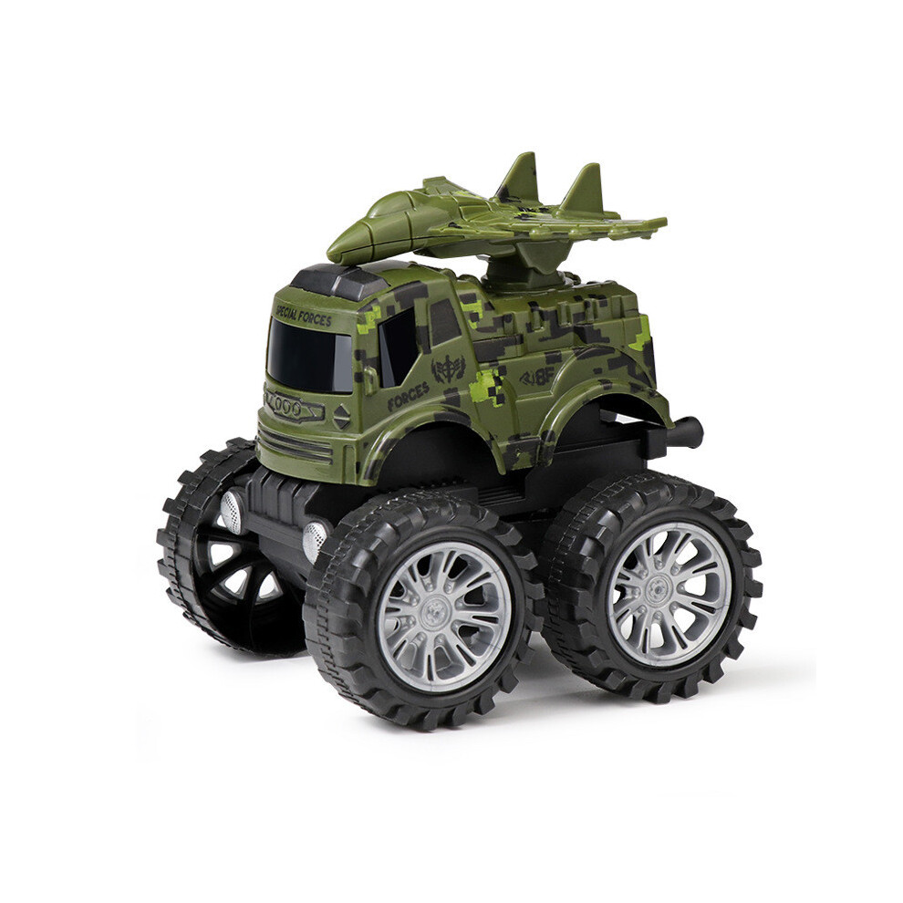 (Military Plane) Offroad Inertia Toy Car Engineering Vehicle With Rotating Function Play For Kids-image-OPC-PJCMK56-NEW
