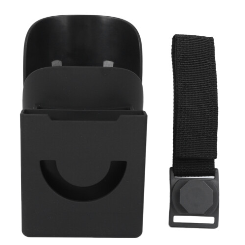 Baby Stroller Cup Holder & Phone Mount, ABS, Black 1