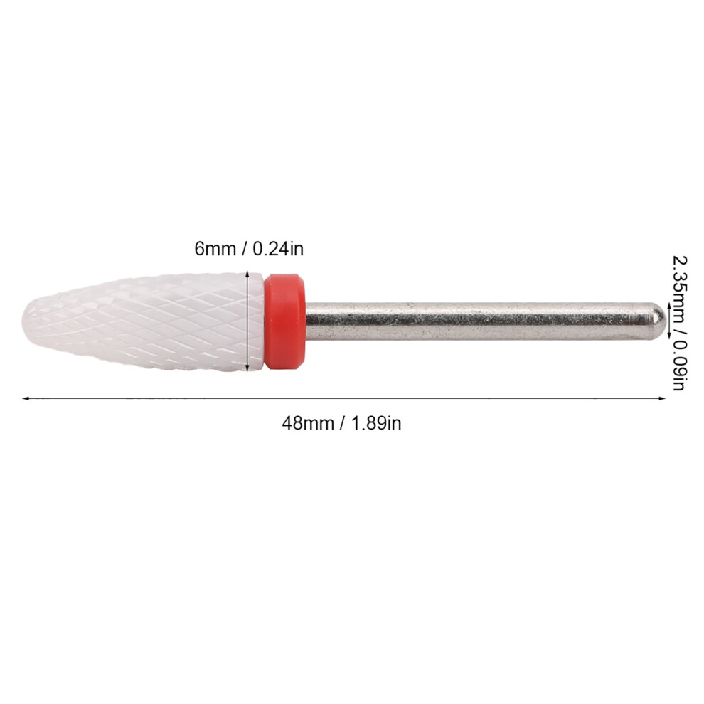 Portable Corn Shape Nail Drill Bit for Fine Grinding Lightweight Design