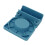Rack asciugabicchieri in silicone 16x4x11.5cm Blu 16