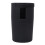 Silikon Strandtasche Getränkehalter Schwarz 10x17x9cm 3
