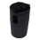 Silikon Strandtasche Getränkehalter Schwarz 10x17x9cm 15