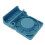Rack asciugabicchieri in silicone 16x4x11.5cm Blu 1
