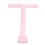 Correcteur de posture à clip de table, forme de queue de baleine, rose, en ABS 14