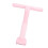 Correcteur de posture à clip de table, forme de queue de baleine, rose, en ABS 9