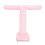 Correcteur de posture à clip de table, forme de queue de baleine, rose, en ABS 2