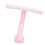 Correcteur de posture à clip de table, forme de queue de baleine, rose, en ABS 7