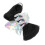 2 Stück Bowknot-Perückenclips, Standardgröße, Schwarz 9