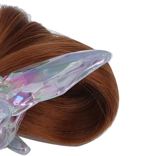 2 pezzi di chignon per capelli in seta ad alta temperatura castano chiaro 2