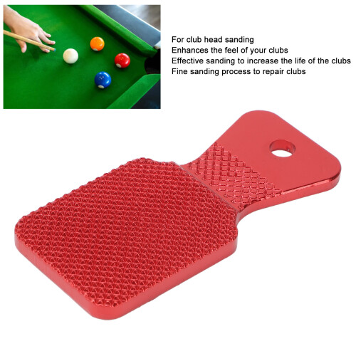 Tappe-pointe en aluminium, ergonomique et en forme d'éventail pour queue de billard 2