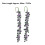 2 pezzi 1:12 Mini Casa delle Bambole Swing Vine Viola 20 cm 2