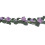 2 pezzi 1:12 Mini Casa delle Bambole Swing Vine Viola 20 cm 9