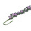 2 pezzi 1:12 Mini Casa delle Bambole Swing Vine Viola 20 cm 7