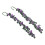 2 pezzi 1:12 Mini Casa delle Bambole Swing Vine Viola 20 cm 16