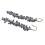 2 pezzi 1:12 Mini Casa delle Bambole Swing Vine Viola 20 cm 6