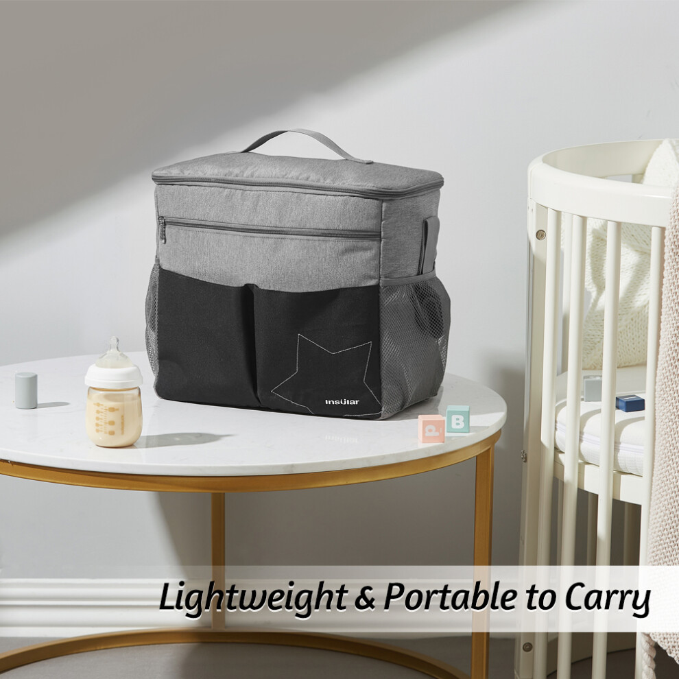 Multi-function Waterproof Mommy Bag with 20L Capacity for Baby Travel Storage