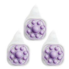 Hair Filter Bags For Washing Machine - 3-Pack, Reusable Lint Catcher, Laundry Ball, Purple Lilac